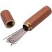 YAWALL Self Threading Needles 24pc Set with Wood Case - Easy Thread Hand Sewing Needles (Light Brown) - Buy Online on GoSupps.com
