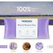 Lavender Eye Pillow for Relaxation and Meditation - Microwavable Weighted Aromatherapy Compress in Light Purple - Buy Online on GoSupps.com