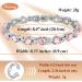 Vicmag Lymphatic Drainage Magnetic Bracelet for Women - Titanium Steel, Ultra Strength, Adjustable, Pink Heart Crystal - Gift Box Included - Buy Online on GoSupps.com