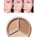 THE SAEM Cover Perfection Triple Pot Concealer - Contour Beige - Buy Online on GoSupps.com