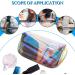 Holographic Makeup Bags - Waterproof Transparent & Dazzling Cosmetic Bags for Women & Teens - Portable & Stylish Storage for Brushes Pens & Gifts - Buy Online on GoSupps.com