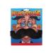 Alsino mustache for gluing black fake self -adhesive Mario sticker - for parties costumes & cladding - for children & adults LG9613 BART 6