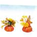 Zerodeko 4 Pcs Giant Fake Pumpkin Halloween Pumpkin Decorations Large Artificial Pumpkins Halloween Decor Artificial Pumpkin Decoration Maple Leaf Decor DIY Fake Pumpkin Lantern Pomegranate - Buy Online on GoSupps.com