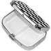 Black White Checkered Flag Pill Case Travel-Friendly 2 Compartment Organizer for Pills Cute Small Pill Box for Purses & Gifts - Buy Online on GoSupps.com