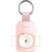 Portable Wireless Apple Watch Charger | Magnetic Keychain Style Power Bank | Compatible with Series 8/UItra/7/6/5/4/3/2/SE/Nike | 1000mAh | Pink | Perfect Gift for Mother's or Girl's Birthday - Buy Online on GoSupps.com