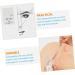 Angoily Makeup Tools Eyebrow Measuring Tool Eyebrow Drawing Line Tool Wire Box Advanced 4.6x1.8x7.5cm White - Buy Online on GoSupps.com
