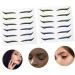 NOLITOY 12 Pairs Glitter Eyeliner Makeup Stickers Green Tape Double Eyelid Strips Skin Patch Flash Miss - Buy Online on GoSupps.com