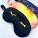 SMUG Satin Sleep Mask | Deep Dream Sleep Mask for Women & Men | Nourishing & Dark Circle-Reducing Eye Mask | Blocks Out Light | Wink Black - Buy Online on GoSupps.com