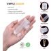 AMORIX 50PCS 20ml Lip Gloss Tubes - Clear Empty Containers for DIY Lip Balm, Glitter, Flavoring Oil - Refillable Cosmetic Squeeze Tubes with Syringes and Tag Labels - Buy Online on GoSupps.com