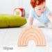 Amagogo 10x Beech Wood Baby Chew Toys | Wooden Teething Rainbow Shapes for Infants - Buy Online on GoSupps.com