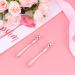 Minkissy Eye Cream Applicator Set - 2-Piece Silver Face & Eye Massage Spatula for Optimal Eye Care - Buy Online on GoSupps.com
