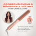INH Extra Long Oval Barrel Curling Iron - Tourmaline Ceramic Ionic Technology for Luxurious Curls | Frizz-Free Z-Formation Wand - Buy Online on GoSupps.com