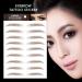 120 Pairs Eyebrow Tattoos Stickers Eyebrow Water Transfers Stickers Hair-Like Waterproof Eyebrow Stickers for Brow Grooming Shaping brown - Buy Online on GoSupps.com