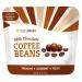 Happy Bites Milk Chocolate Covered Espresso Coffee Beans (16 oz) - Premium Chocolate - Resealable Pouch Bag Chocolate 1 Pound (Pack of 1)
