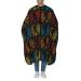 55x66 Inch Adult Barber Cape Retro-Bigf-Oot-Believe-Vintage Adult Haircut Cape With Snap Closure