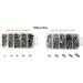 Milepetus 300pcs Copper Double Barrel Crimp Sleeves Fishing Line Connector Kit 0.8-2.2mm Sizes - Buy Online on GoSupps.com