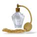 Essential Flair Perfume Bottle with Spray Atomizer 45ml Gold Tassel Gold Finish. Includes Funnel & Gift Box
