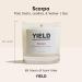 Yield 8oz Scarpa Candle - Luxury Palo Santo Leather & Vetiver Scent - Hand Poured Aromatherapy - 65 Hour Burn - Clean Burning Cotton Wick - USA Made - Buy Online on GoSupps.com