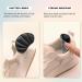 TSHAOUN 6 Pairs Black Heel Cushion Pads - Self-Adhesive Heel Protectors for Shoes Too Big - Prevent Heel Rubbing and Blisters - Women Men (Black) - Buy Online on GoSupps.com