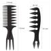 Double-Sided Afro Pik Comb Set - Barber Accessories for African American Hair Styling (2Pcs) - Buy Online on GoSupps.com