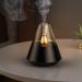DEALFUN Essential Oils Aroma Diffuser Portable Humidifier with Cool Mist and Warm Light Effect Remote Control 150 ml Capacity for Bedroom Office Living Room Yoga (Black)