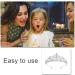 Tiara Crown Crystal Rhinestone Bridal Princess Headband with Comb for Women Bridal Party Wedding Birthdays Anniversaries - Buy Online on GoSupps.com