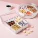 PRETYZOOM Dried Fruit Plate Lunchbox Cookie Container Candy Tray Lid Snack Tray Sectional Tray Household Japan 26X7.5CM White - Buy Online on GoSupps.com