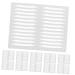Didiseaon 30 Sheets Patches Creative Stickers Sides White Double-Side Transparent Practical Tapes Double