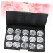 Didiseaon 3pcs 15 Empty Cosmetic Travel Cosmetic Case Eyeshadow Palette Empty Makeup Cosmetic Box Concealer - Buy Online on GoSupps.com