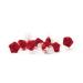 10 x hair clips roses - bridal hair accessories - rose hair clip - burgundy red 10 pieces (1 pack) Bordeaux Red