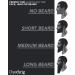 Gyothrig Reusable Fashion Face Beard XL Cloth Covering for Men - Black (Pack of 4) - Buy Online on GoSupps.com