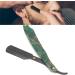 Foldable Manual Razor - Professional Straight Edge Razor with Acrylic Handle Stainless Steel Portable & Safe for Home Salon & Hairdresser - Buy Online on GoSupps.com