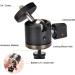 UTEBIT Ball Head with Hotshoe Camera Mount Adapter - 360 Degree Rotatable Tripod Head for DSLR Cameras, HTC Vive, Monopods, and Camcorders - Max. Load 6.6lbs - Black - Buy Online on GoSupps.com