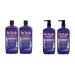 Dr Teal's Foaming Bath & Body Wash Bundle with Epsom Salt Melatonin Lavender & Chamomile (2 x 34 fl oz 2 x 24 fl oz) Bottle + Body Wash 24 oz 2 Count