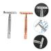 FRCOLOR Prickly Heat 4 Pcs Zinc Alloy Portable Men's Shaver - Old Razor Face Grooming Solution - Buy Online on GoSupps.com