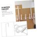 STOBAZA Scarf Hangers 1pc Nail Door Hook Hooks for Keys Door Back Hat Hooks Behind Door Organizer Hook Simple Style - Buy Online on GoSupps.com