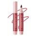 Lip Stain Marker Pen-1Pcs Rose Pink Hydrating Lip Stain Liquid Lip Liner Pencil Matte Color Look Longlasting Waterproof Smudgeproof Natural Finish Precise Chisel Tip Smooth Makeup Gift for Women-03 03#