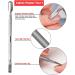 Cuticle Pusher Tool Kit 2 Pack Stainless Steel Nail Cuticle Cleaner Tool Dual Head UV Gel Nail Polish Remover Tool Nail Art Cuticle Trimmer for Removing Dead Skin on Fingers Nail Art 2-piece set - Buy Online on GoSupps.com