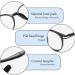 Dalaetus Blue Light Filter Glasses - 6 Pieces Reading Glasses Set with Case & Cleaning Towels | Optimal Blue Light Protection for Men & Women Ideal for Computer & Gaming - Buy Online on GoSupps.com