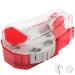 Tablet Cutter for Pills Pill Splitter Pill Crusher for Tablets Pill Splitters for Small or Large Pills Cuts up to 14 Different Shaped Pills or Vitamins with Self-Retracting Blade