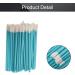 Utoolmart Makeup Disposable Lip Plastic Cement Brush Wands Applicator Lip Gloss Tools Lipstick Applicator Wands Blue 50pcs - Buy Online on GoSupps.com