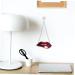 Yardenfun Lip Pendant Fashion Ornament Vintage Women Red Lip Wall Decor Wall Hanging Decor Metal Statue Woman Red 14.50X6.50X0.50CM - Buy Online on GoSupps.com