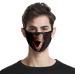 Funny 3D Animal Print Anti Pollution Mouth Covers Cotton Half Face Mouth Reusable Dustproof Washable Facial Decoration for Running Cycling Motorcycling Ski - Buy Online on GoSupps.com