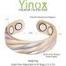 Yinox 2.3-Inch Adjustable Copper Therapy Ring for Men & Women - 4 Strong Magnets for Arthritis & Migraine Relief | Magnetic Jewelry - Buy Online on GoSupps.com