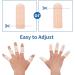 Silicone Gel Finger Cots (16pcs) - Breathable Finger Caps for Cracking, Blisters, Arthritis - Finger Protectors & Sleeves - Buy Online on GoSupps.com
