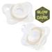 Chicco Physioforma Mini Soft Teether - Luminous 100% Silicone 2-Piece Set for 2-6 Months - Buy Online on GoSupps.com