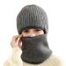 VORCOOL Bicycle Knitted Hats Cycling Headwear Neck Warmer for Head Bike Face Masks Hat Collar Scarf Bicycle Accessories (Gray)