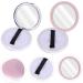 Healeved 2pcs Dispensing Empty Toner Cosmetic Pot Finish Powder Jar Loose Powder Compact Glass - Buy Online on GoSupps.com