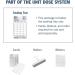 Ezy Dose 28-Day Weekly Pill Organizer - Ideal for Vitamins & Medications | International Shipping Available - Buy Online on GoSupps.com