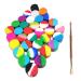 Wax Silicone Container, 100Pcs 3ML Smilerain Silicone Slicks for Wax Non-Stick Multi Use Wax Oil Bottles Concentrate Storage Jars Assorted Colors Silicone Containers with Golden Spoon Carving Tool